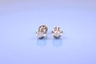 AltschliffbrillantOhrschrauben zus. ca. 0,60 ct - Schmuck, Kunst & Antiquitäten