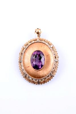 Amethyst Anhänger/Brosche - Gioielli, arte e antiquariato