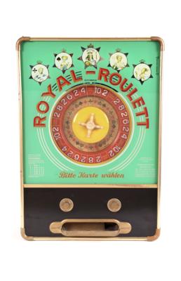 Spielautomat "Royal-Roulette"Deutschland um 1950/60, - Schmuck, Antiquitäten und Technik