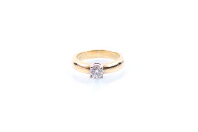 Brillantsolitärdamenring 0,529 ct - Jewelry, Art & Antiques