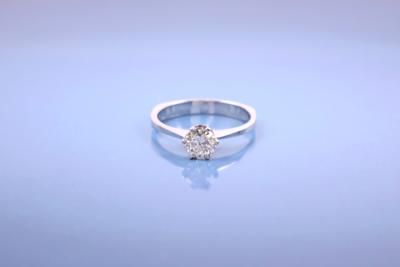 Solitärdamenring ca. 0,80 ct - Šperky, umění a starožitnosti