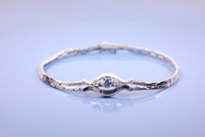 Diamant/Saphirarmkette - Šperky, umění a starožitnosti