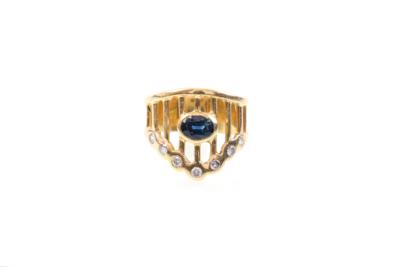 Brillant Saphir Ring - Jewelry, Art & Antiques