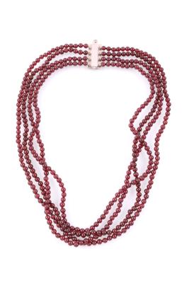 Granatcollier - Schmuck, Kunst & Antiquitäten