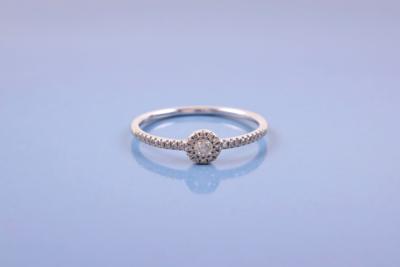 Brillant/Diamant Damenring - Šperky, umění a starožitnosti