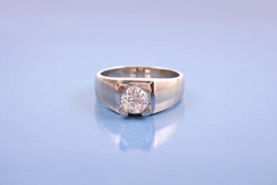 Brillantsolitärdamenring ca. 0,90 ct - Jewelry, Art & Antiques