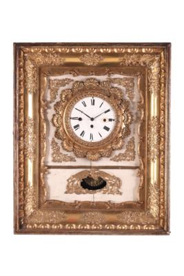 Spätbiedermeier Rahmenuhr, Mitte 19. Jhdt., - Gioielli, arte e antiquariato