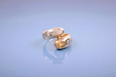 Brillant/Citrin-Damenring - Jewelry, Art & Antiques