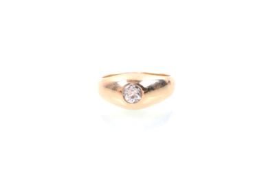 Altschliffbrillant-Ring ca. 0,50 ct - Gioielli, arte e antiquariato