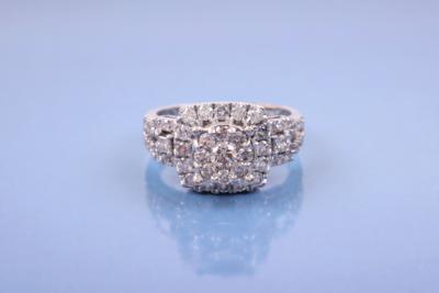 Brillant/Diamant-Damenring zus. ca. 0,90 ct - Schmuck, Kunst & Antiquitäten