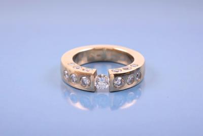 Brillant-Spannring zus. ca. 1,10 ct - Schmuck, Kunst & Antiquitäten