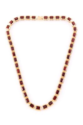 Granatcollier - Schmuck, Kunst & Antiquitäten