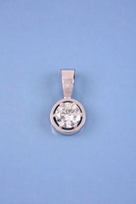 Brillantsolitäranhänger ca 1,10 ct - Jewelry, Art & Antiques