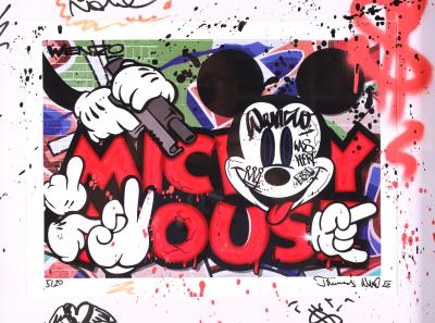 Thomas Wenzl "WENZO"    STREET ART MICKEY - Charity Rotary Art Auction 2024 "For education near and far"