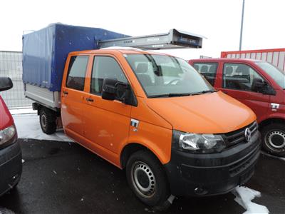 KKW VW Transporter T5/7-Doka/4 x 4, RS3400, orange - Macchine e apparecchi tecnici