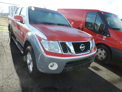 KKW Nissan Navara Pick-Up 4 x 4, weiß (teilfoliert) - Fahrzeuge ÖBB