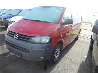 KKW VW Transporter T5/7-Doka/Allrad, RS3400, rot - Fahrzeuge ÖBB