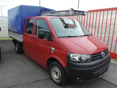 KKW VW Transporter T5/7-Doka Pritsche Allrad RS3400 rot - Motorová vozidla a technika