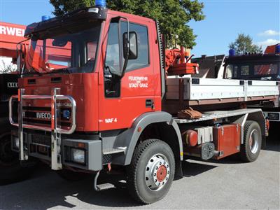 LKW Hakenzuggerät für Contrainertransport Iveco 135E23, rot (Ausführung Feuerwehr) - Macchine e apparecchi tecnici