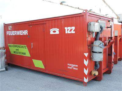 WAB-Krancontainer Völkl CL5, rot (Ausführung Feuerwehr) - KFZ Technik Auktion, FEUERWEHR GRAZ, LAND STEIERMARK, HOLDING GRAZ, ZOLL GRAZ