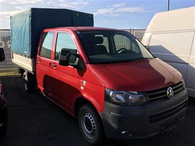 KKW VW T5 Doka-Pritsche LR 2,0 TDI 4-Motion, rot - Fahrzeuge ÖBB