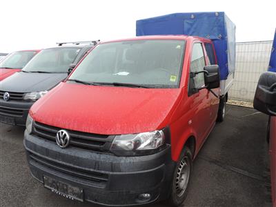 LKW VW T5 Doka-Pritsche LR 2,0 TDI 4Motion rot - Fahrzeuge ÖBB