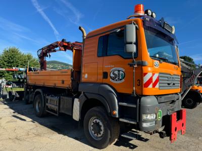 LKW MAN TGA 18.350 mit Heckkran Atlas TLC 120.2 E - Macchine e apparecchi tecnici