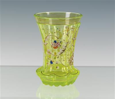 Biedermeier Sockelbecher - Art and Antiques, Jewellery - Graz