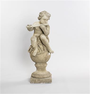 Putto mit Flöte - Art and Antiques, Jewellery