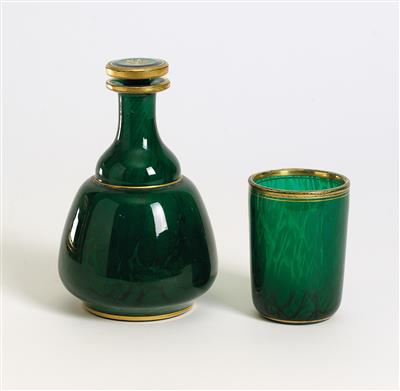 Biedermeier Stulpflasche - Arte e oggetti d'arte, gioielli