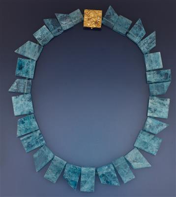 Aquamarincollier - Art and Antiques, Jewellery