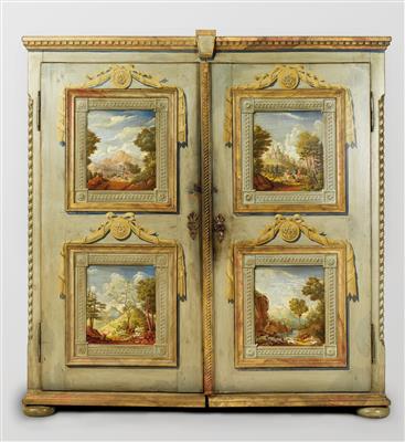 Spätklassizistischer Bauernkasten um 1790/1800 - Art and Antiques, Jewellery