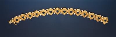 Brillant-Saphir Armkette - Kunst, Antiquitäten und Juwelen