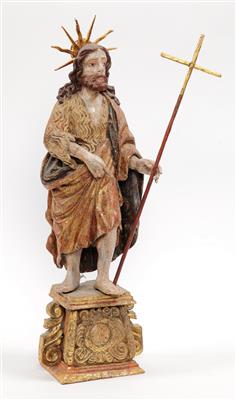 Barock-Skulptur "Heiliger Johannes" - Umění a starožitnosti, Klenoty