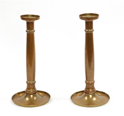Paar Biedermeier Kerzenständer um 1830 - Art and Antiques