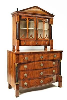 Biedermeier Aufsatzkommode - Mobili, gioielli, vetri e porcellane