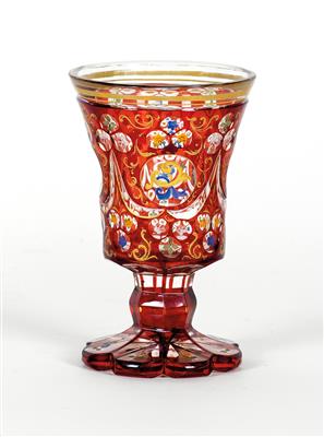 Biedermeier Fußbecher - Mobili, gioielli, vetri e porcellane