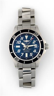 BREITLING SUPEROCEAN 42 - Furniture, jewellery, glass and porcelain