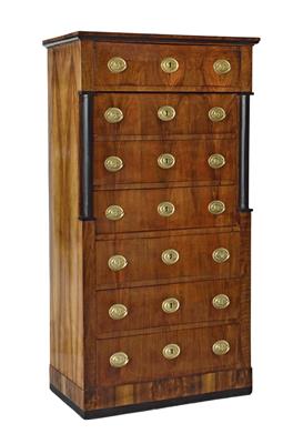 Biedermeier Wochenkommode um 1830 - Art, antiques and jewellery