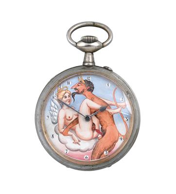 Erotische Taschenuhr - Art, antiques and jewellery