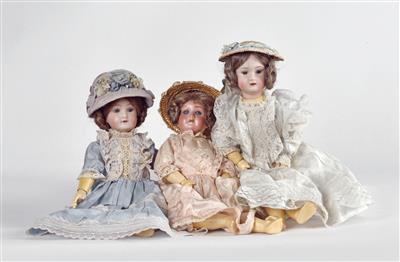 3 kleine Gliederpuppen - Arte, antiquariato e gioielli