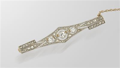 Brillant/Diamant Stabbrosche - Art, antiques and jewellery