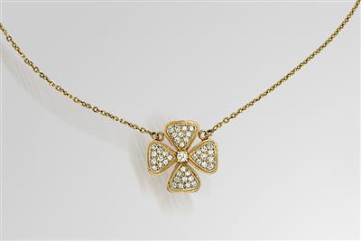 Brillantcollier KLEEBLATT - Arte, antiquariato e gioielli