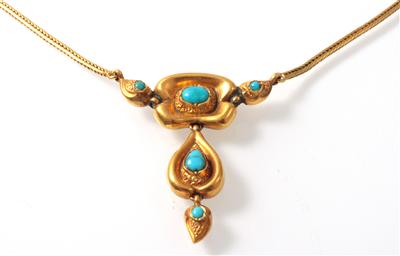 Türkiscollier - Antiques, art and jewellery