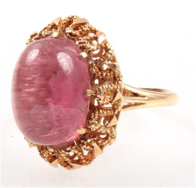 Turmalinring ca. 8,90 ct - Antiques, art and jewellery