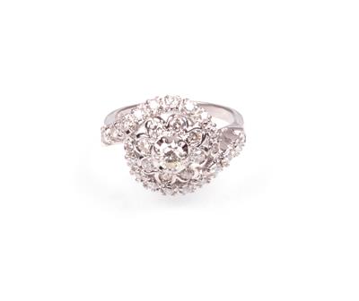 Brillant Diamant Damenring - Kunst, Antiquitäten und Schmuck Online