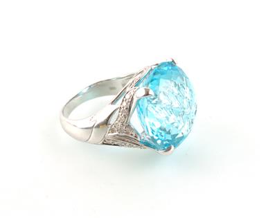 Topas Brillant Ring - Antiques, art and jewellery