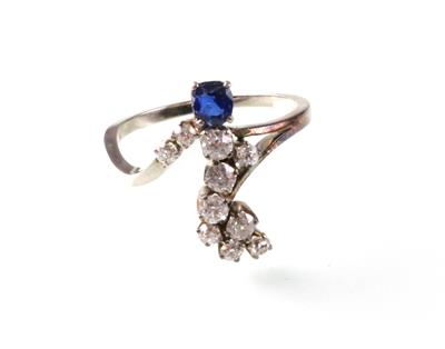 Diamant Damenring zus. ca. 0,55 ct - Antiques, art and jewellery