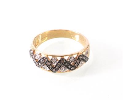 Brillant-Diamant (Damen) ring - Art, antiques and jewellery