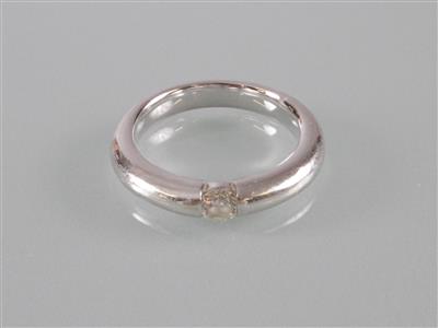 Brillantsolitär (Damen) ring - Art, antiques and jewellery